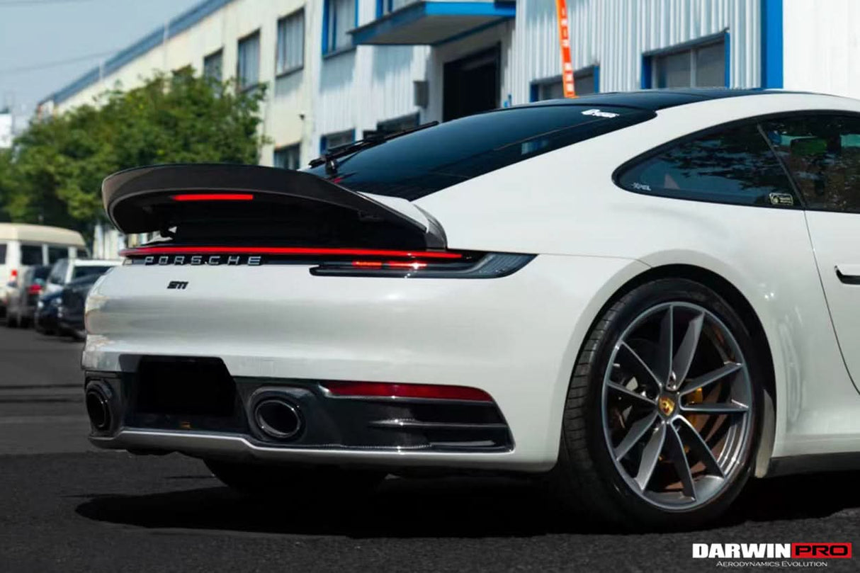 DarwinPRO 2019-UP Porsche 911 992 Carrera S 4 4S Targa Cabriolet BKSS Style Trunk Wing
