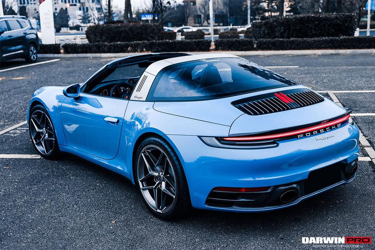 DarwinPRO 2019-UP Porsche 911 992 Carrera S 4 4S Targa Cabriolet BKSS Style Trunk Wing