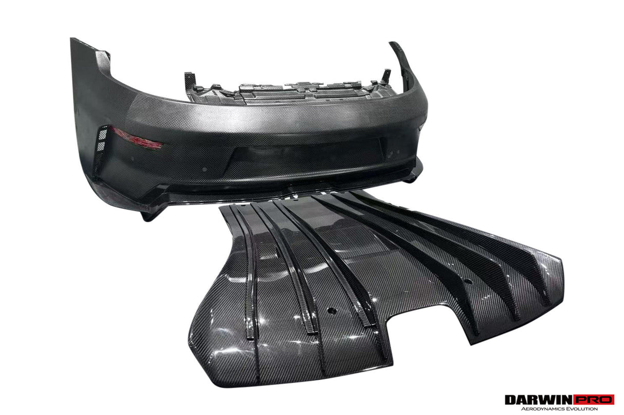 2024-UP Porsche 992.2 Facelift Convert GT3 Style Rear Bumper DarwinPRO (GT3) Fits Carrera & S & 4 & 4S & Targa & Cabriolet