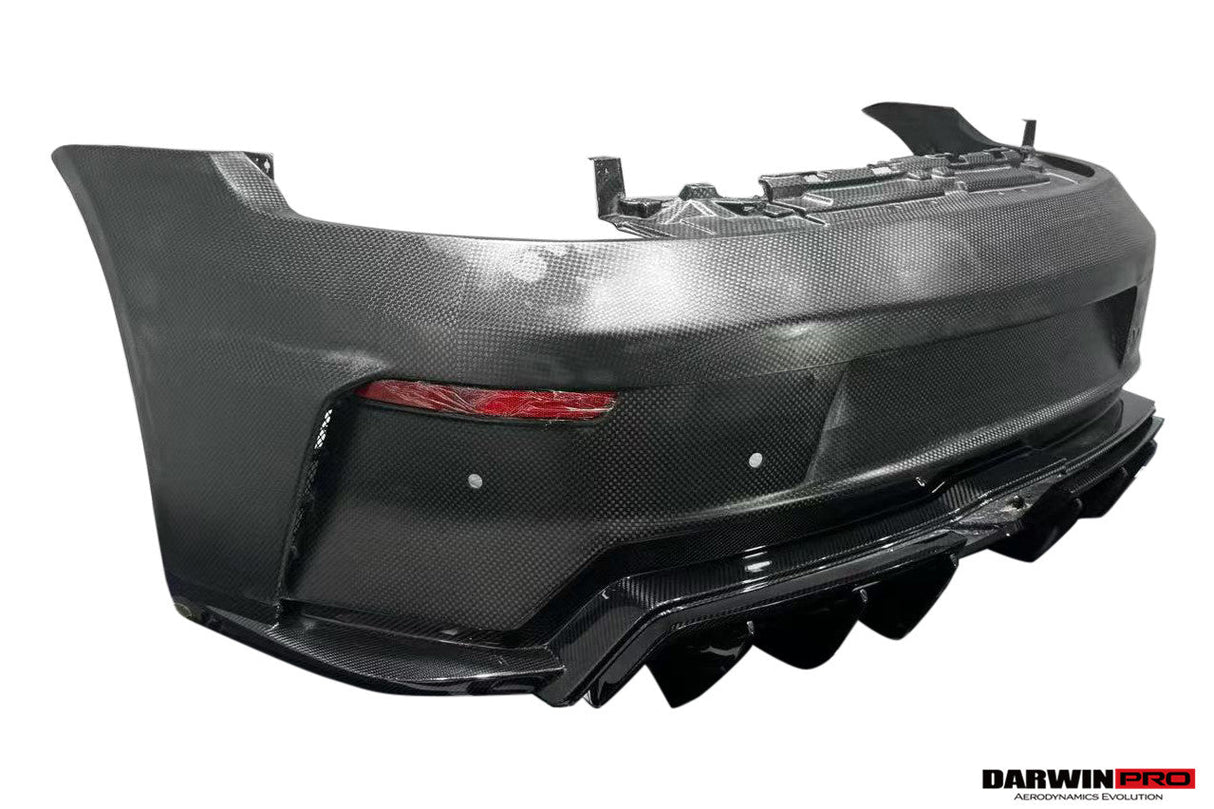 2024-UP Porsche 992.2 Facelift Convert GT3 Style Rear Bumper DarwinPRO (GT3) Fits Carrera & S & 4 & 4S & Targa & Cabriolet