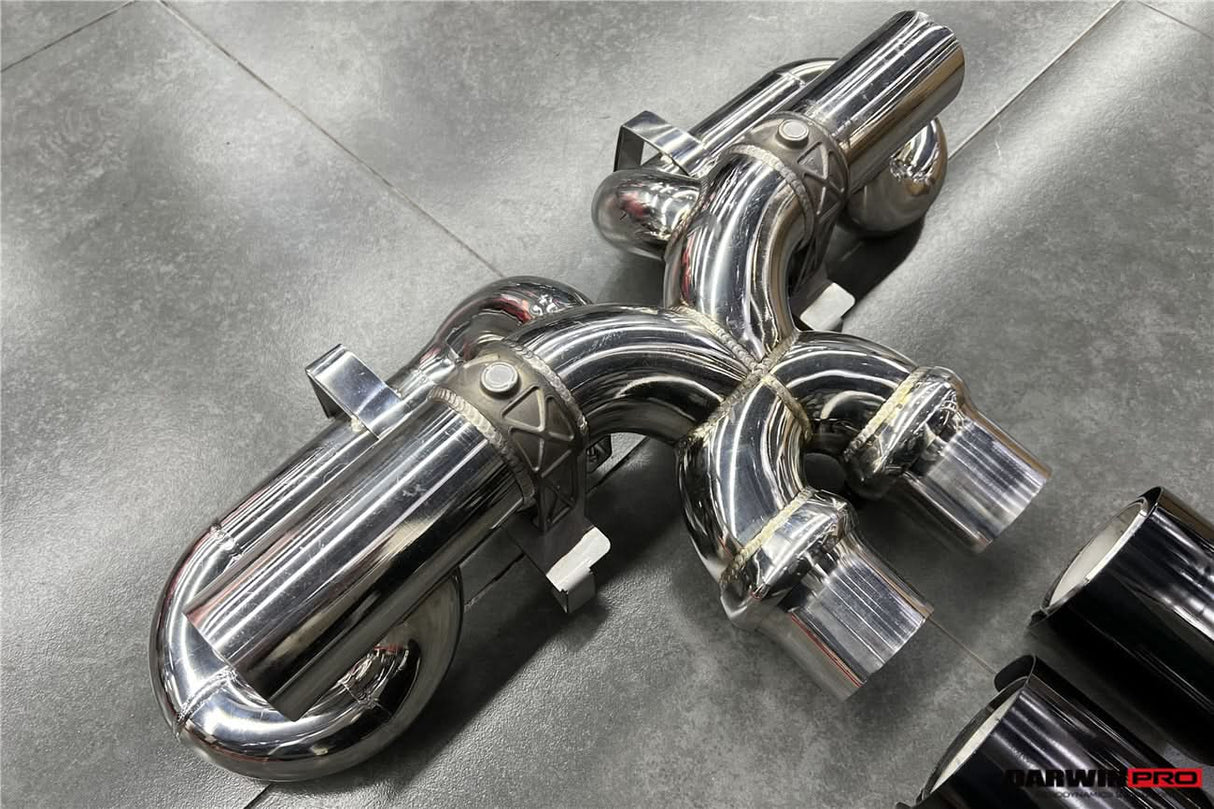 DarwinPRO 2019-2024 Porsche 911 992 Carrera S 4 4S Targa Cabriolet Exhaust (for GT3 Style Bumper)