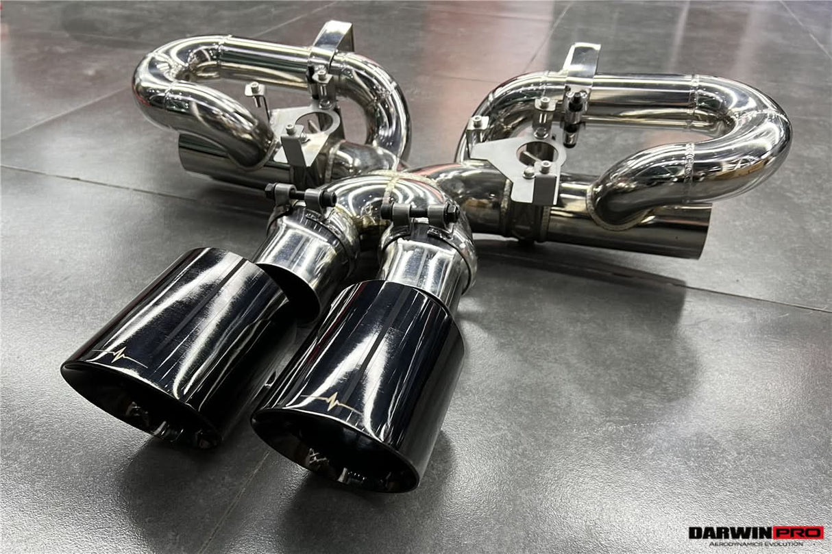 DarwinPRO 2019-2024 Porsche 911 992 Carrera S 4 4S Targa Cabriolet Exhaust (for GT3 Style Bumper)