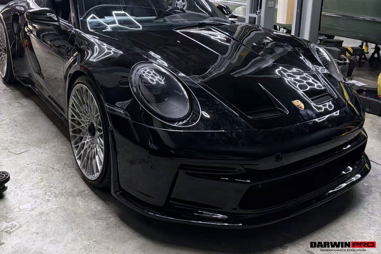 2019-2024 Porsche 911 992 Partial Carbon Fiber Front Bumper DarwinPRO ( GT3 Style)| Fits Carrera, S, 4, 4S, Targa, Cabriolet,Turbo,Turbo S