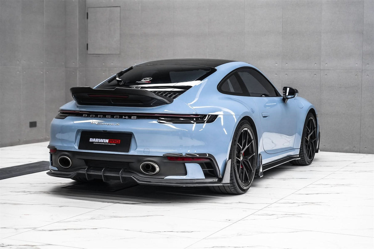 DarwinPRO 2019-2024 Porsche 911 992 Carrera & 4 & 4S & Targa & Cabriolet SD-Sport Design Model BKSSII Style Rear Lip