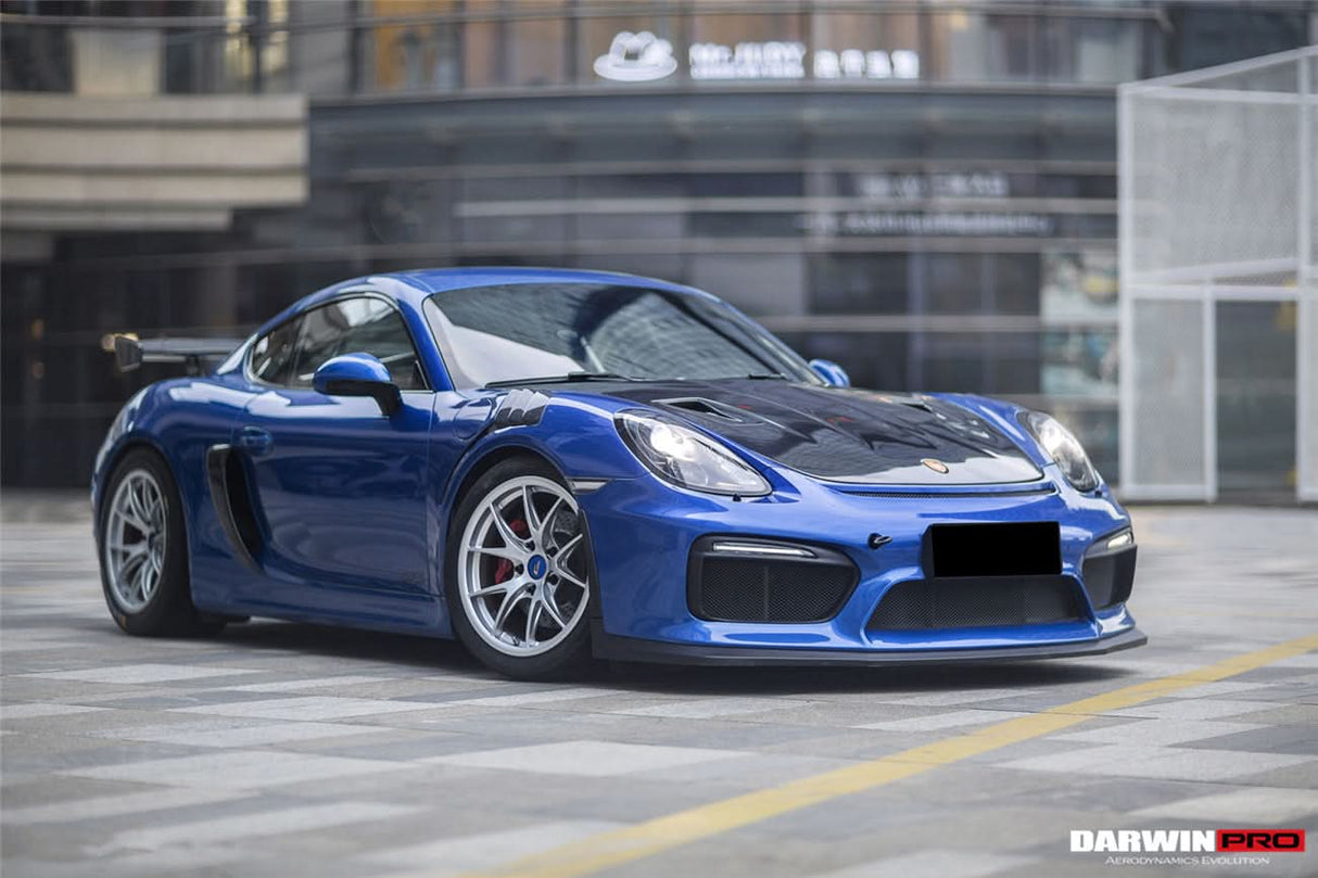2012-2016 Porsche 981 Boxster Cayman GT4 Style Carbon Fiber Quarter Panel Side Scoops
