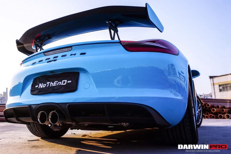 2012-2025 Porsche 718 | 981 Boxster | Cayman GT4 Style Style Carbon Fiber Trunk Spoiler Wing