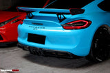 2012-2016 Porsche 981 Boxster | Cayman GT4 Style Carbon Fiber Rear Diffuser