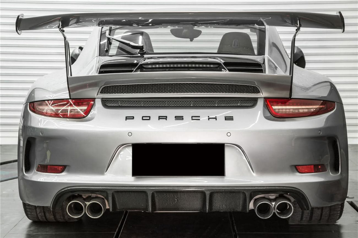 DarwinPRO 2012-2015 Porsche 911 991.1 Carrera & S & 4S GT3RS Style Trunk Spoiler Wing