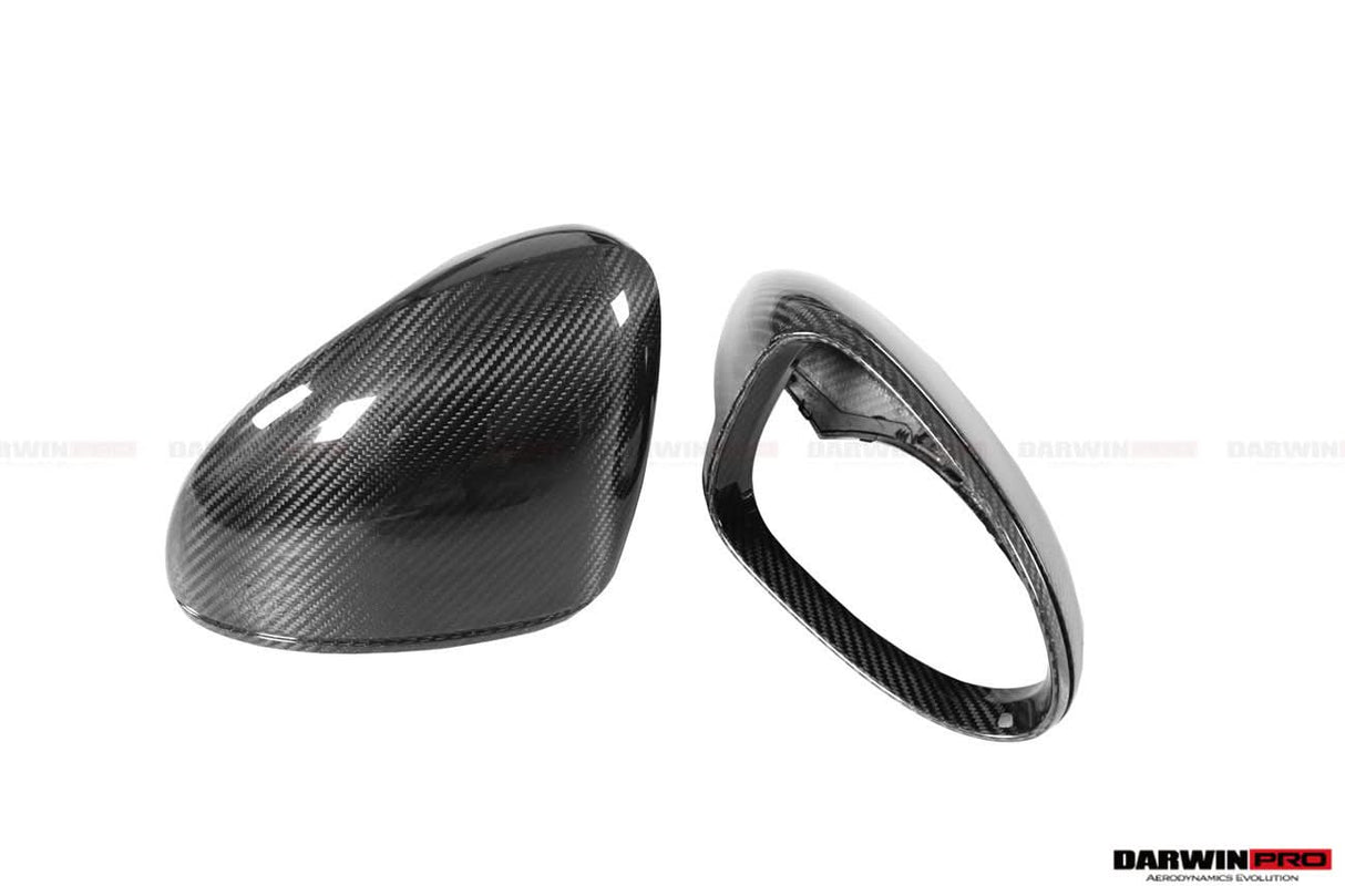 2017-2026 Porsche Panamera 971.1 971.2 976 OEM Style Autoclave Carbon Fiber Mirror Housing Replacement | Fits 4, 4S, GTS, GTS Sport Turismo, Turbo, Turbo S, E‑Hybrid