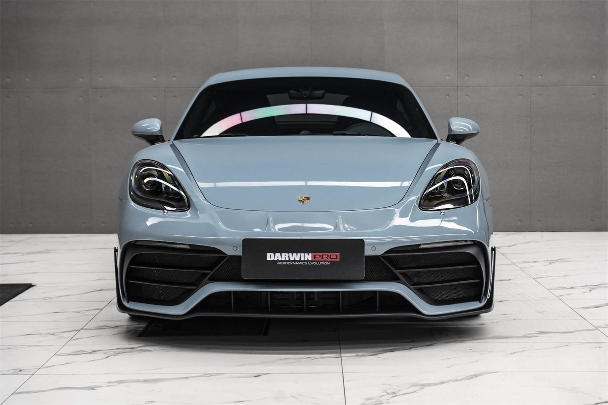 DarwinPRO 2016-2020 Porsche 718 Cayman And Boxster Stuttmate Part Carbon Fiber Front Bumper