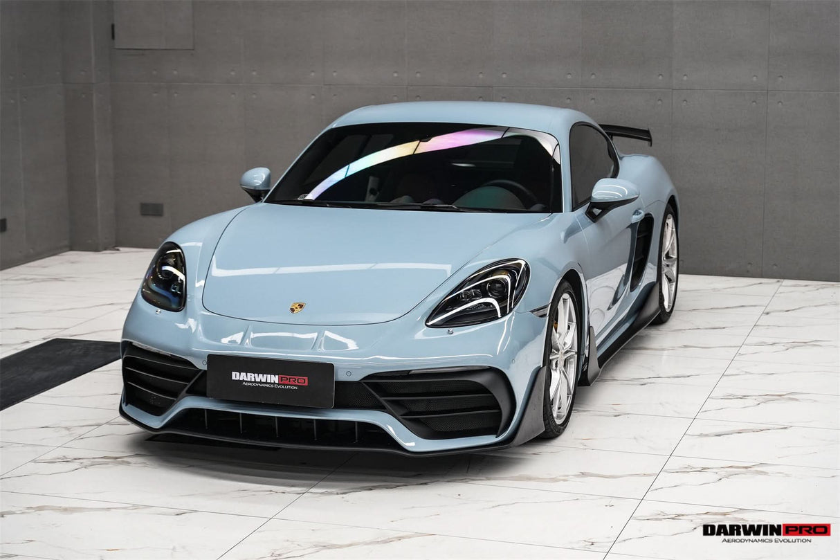 DarwinPRO 2016-2020 Porsche 718 Cayman And Boxster Stuttmate Part Carbon Fiber Front Bumper