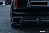 DarwinPRO 2018-2024 Rolls-Royce Cullinan BKSS Style Carbon Fiber Rear Lip Diffuser With Exhaust tips