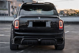 DarwinPRO 2018-2024 Rolls-Royce Cullinan BKSS Style Carbon Fiber Rear Lip Diffuser With Exhaust tips
