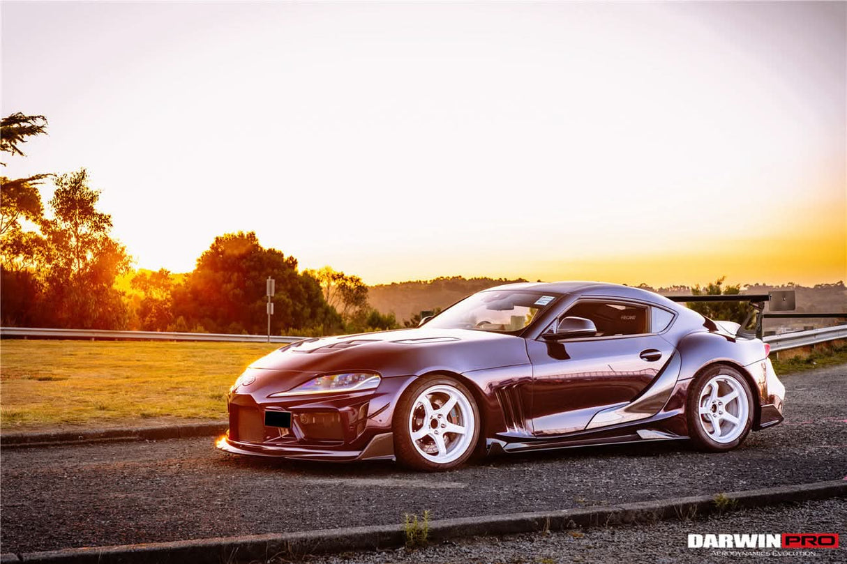 2019-UP Toyota GR Supra (J29 & DB) A90 A91 BKSSII Style Part Carbon Fiber Side Skirts & Fender