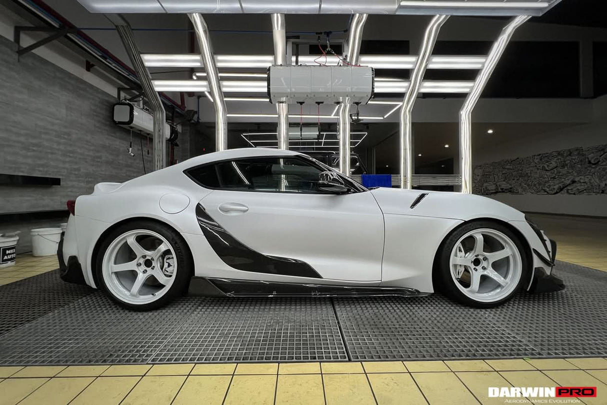 2019-UP Toyota GR Supra (J29 & DB) A90 A91 OEM Style Carbon Fiber Door Penal Garnish Trim Replacement