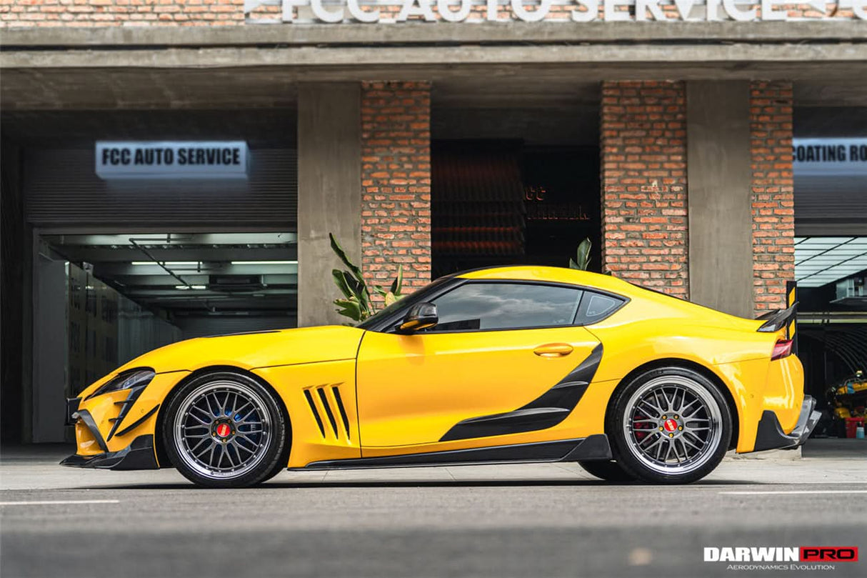 2019-UP Toyota GR Supra (J29 & DB) A90 A91 BKSS Style Carbon Fiber Front Canards