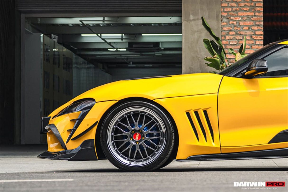 2019-UP Toyota GR Supra (J29 & DB) A90 A91 BKSS Style Carbon Fiber Front Canards