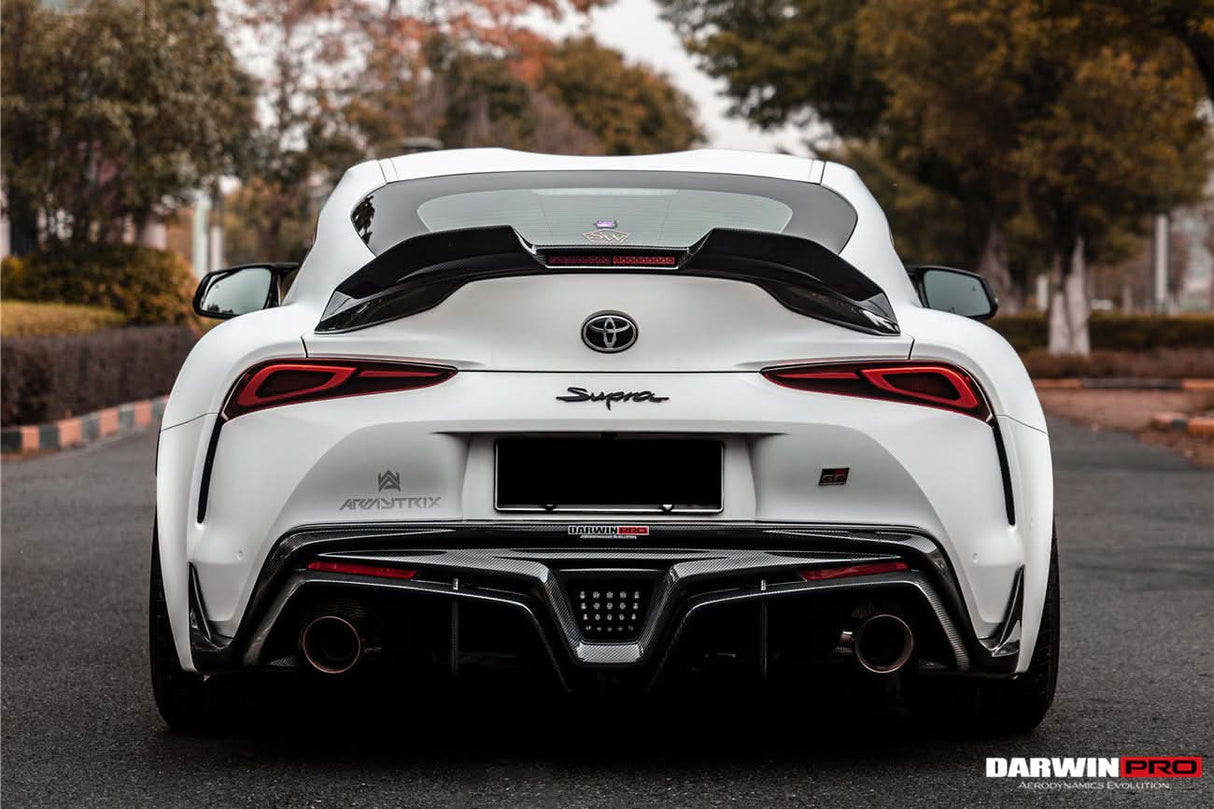 2019-UP Toyota GR Supra (J29 & DB) A90 A91 BKSS Style Carbon Fiber Rear Diffuser Lip