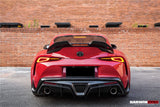 2019-UP Toyota GR Supra (J29 & DB) A90 A91 BKSS Style Carbon Fiber Trunk Spoiler with LED Light
