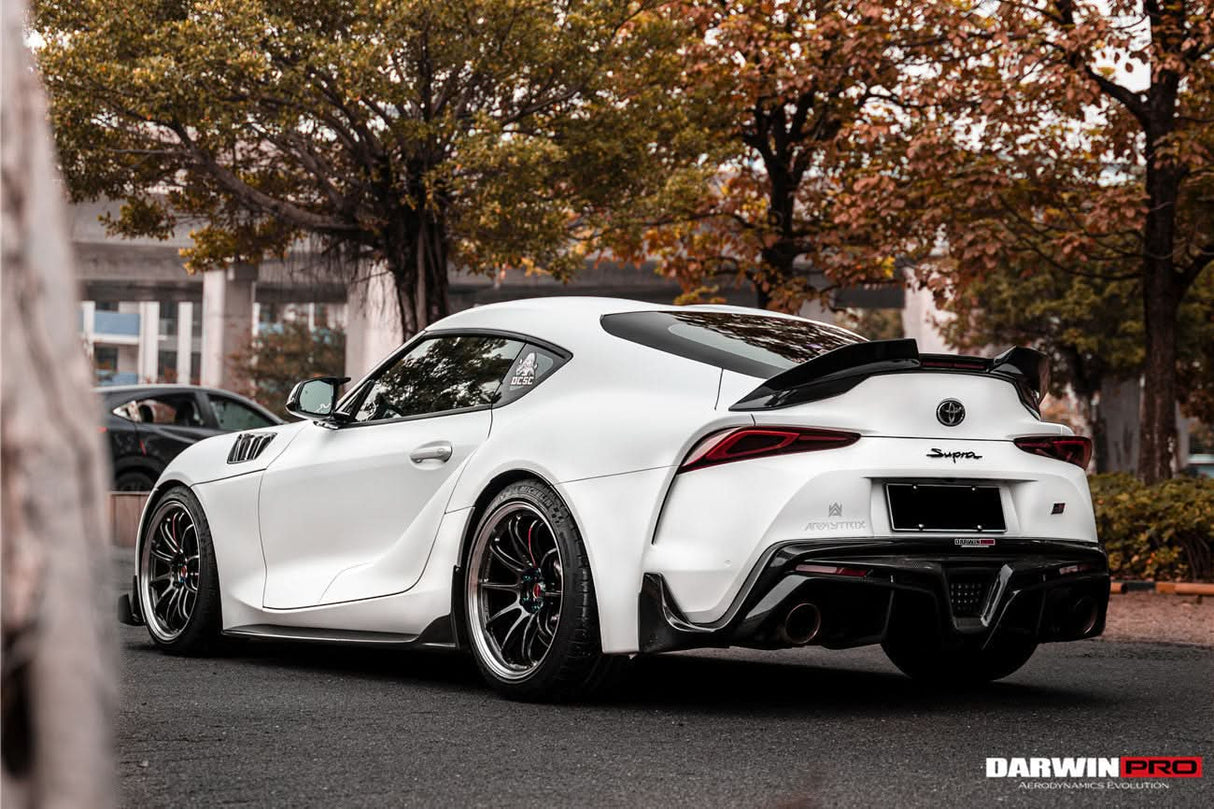 2019-UP Toyota GR Supra (J29 & DB) A90 A91 BKSS Style Carbon Fiber Trunk Spoiler with LED Light