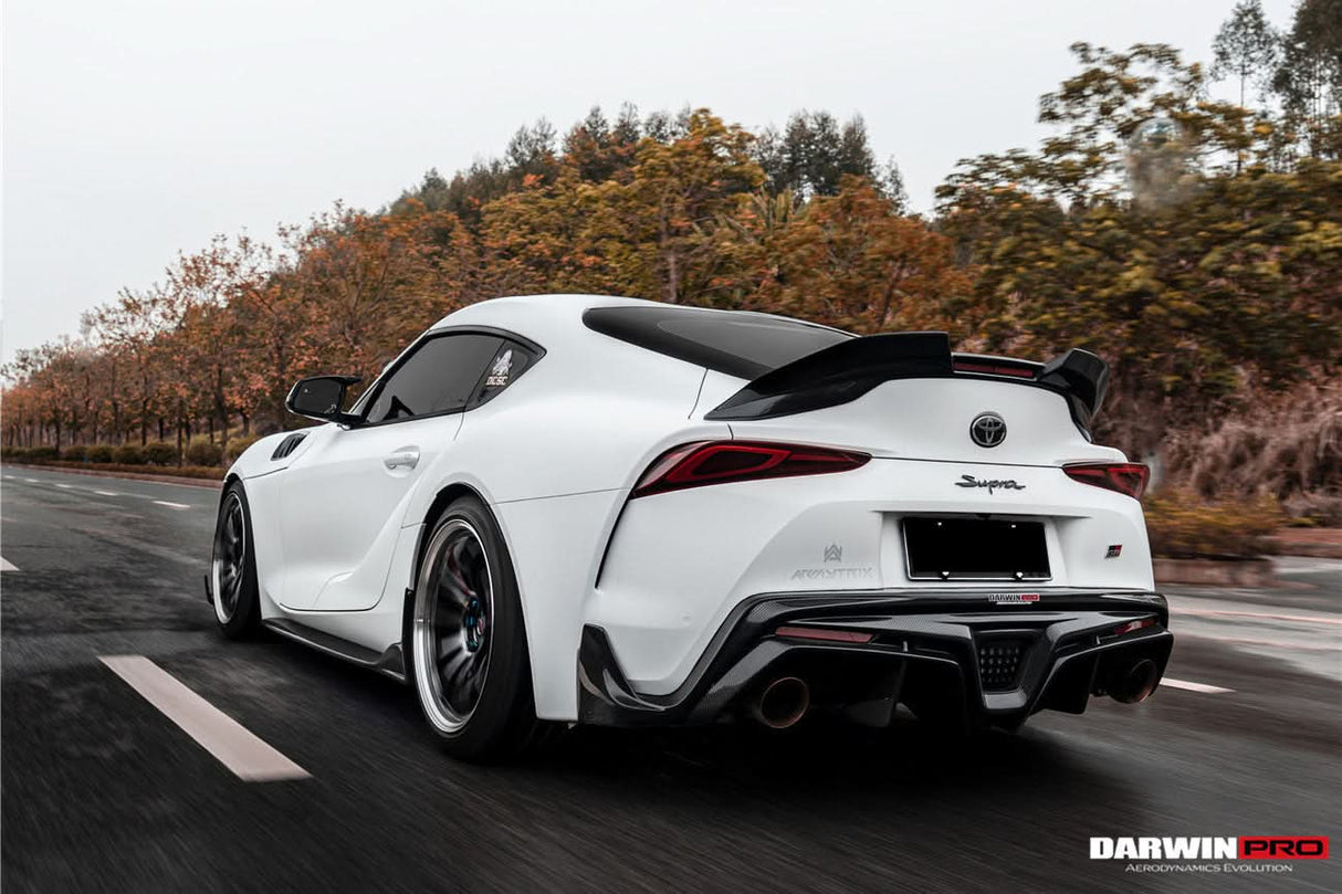 2019-UP Toyota GR Supra (J29 & DB) A90 A91 BKSS Style Carbon Fiber Trunk Spoiler with LED Light