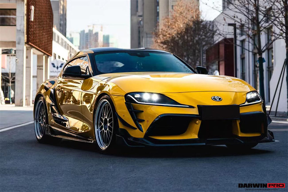2019-UP Toyota GR Supra (J29 & DB) A90 A91 BKSS Style Carbon Fiber Front Bumper Vents