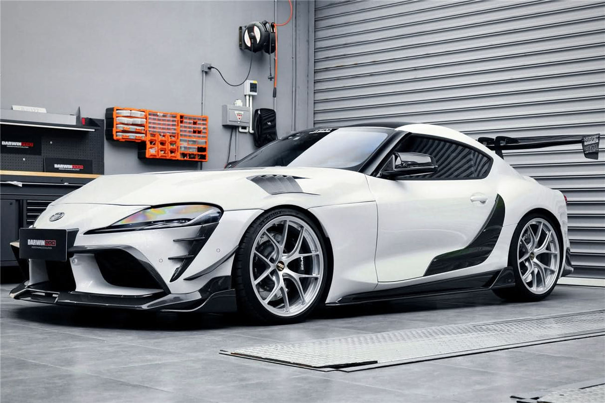 2019-UP Toyota GR Supra (J29 & DB) A90 A91 BKSS Style Carbon Fiber Side Skirts