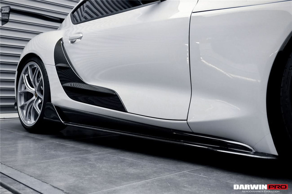 2019-UP Toyota GR Supra (J29 & DB) A90 A91 BKSS Style Carbon Fiber Side Skirts