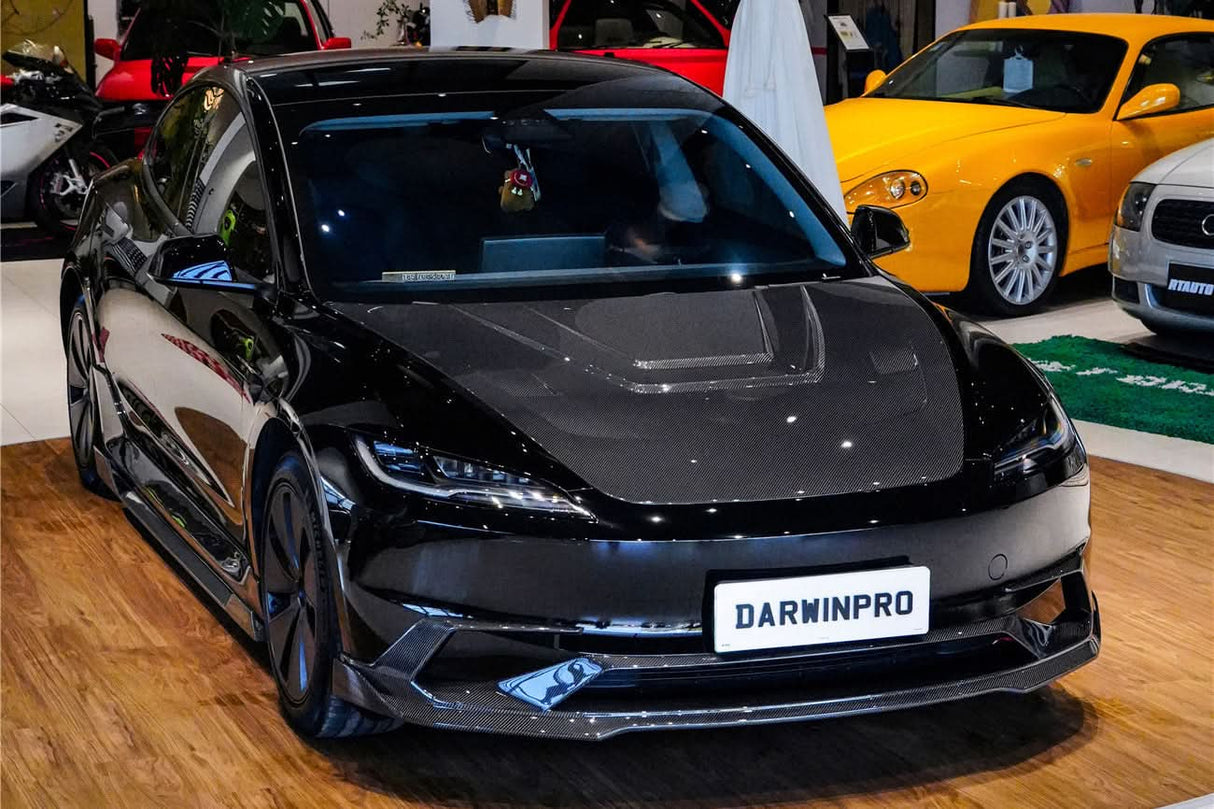 DarwinPRO 2024-2026 Tesla Model 3 Highland RWD AWD Performance Carbon Fiber IMP Design Hood