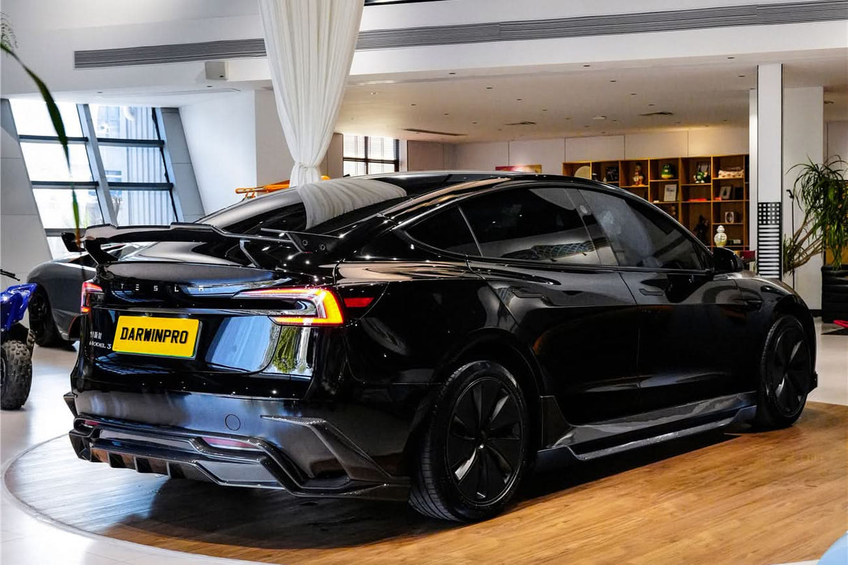 2024-2026 Tesla Model 3 Highland RWD AWD PERFORMANCE Carbon Fiber IMP Design Rear Diffuser