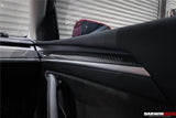 2020-2023 Tesla Model 3 Y OEM Style Autoclave Carbon Fiber Door Trim Interior Replacement