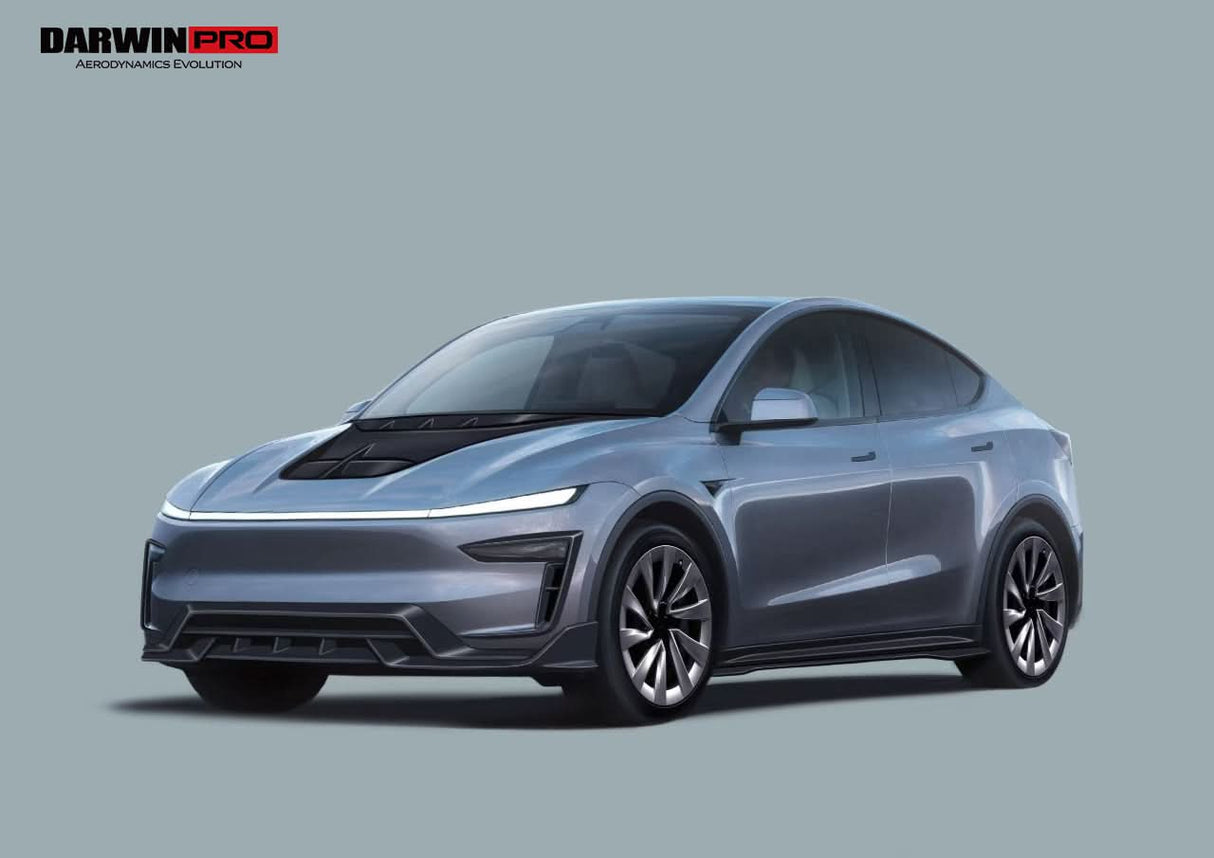 2025-UP Tesla Model Y Refresh OX Style Autoclave Carbon Fiber Daytime Running Light Cover