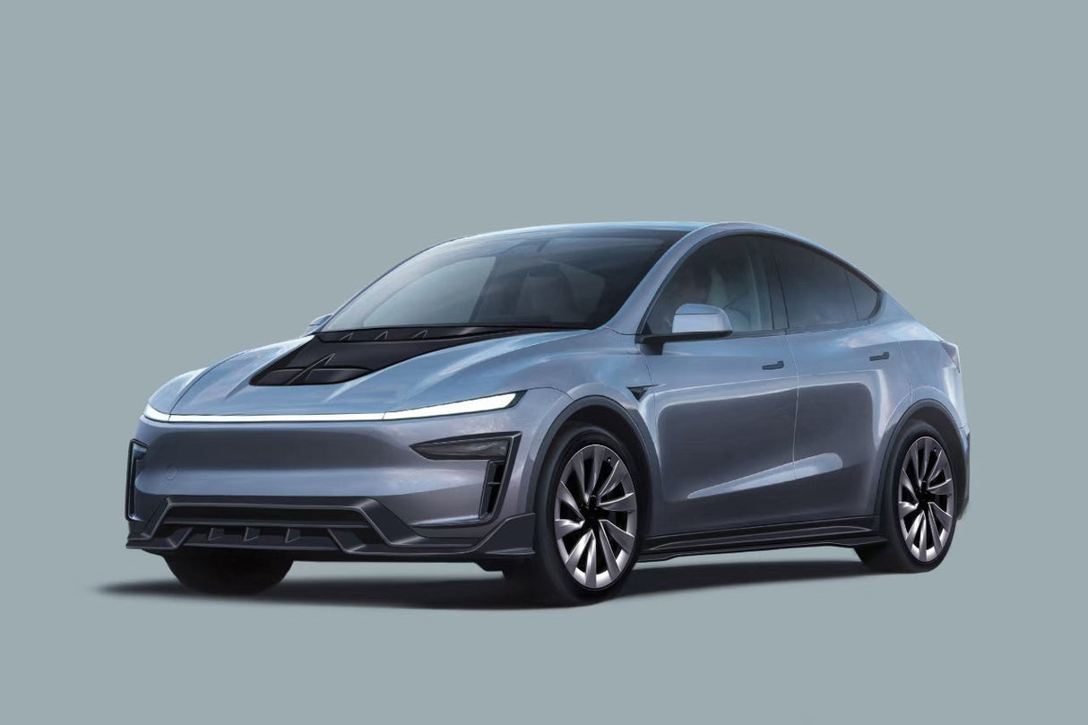 2025-UP Tesla Model Y Refresh OX Style Autoclave Carbon Fiber Hood