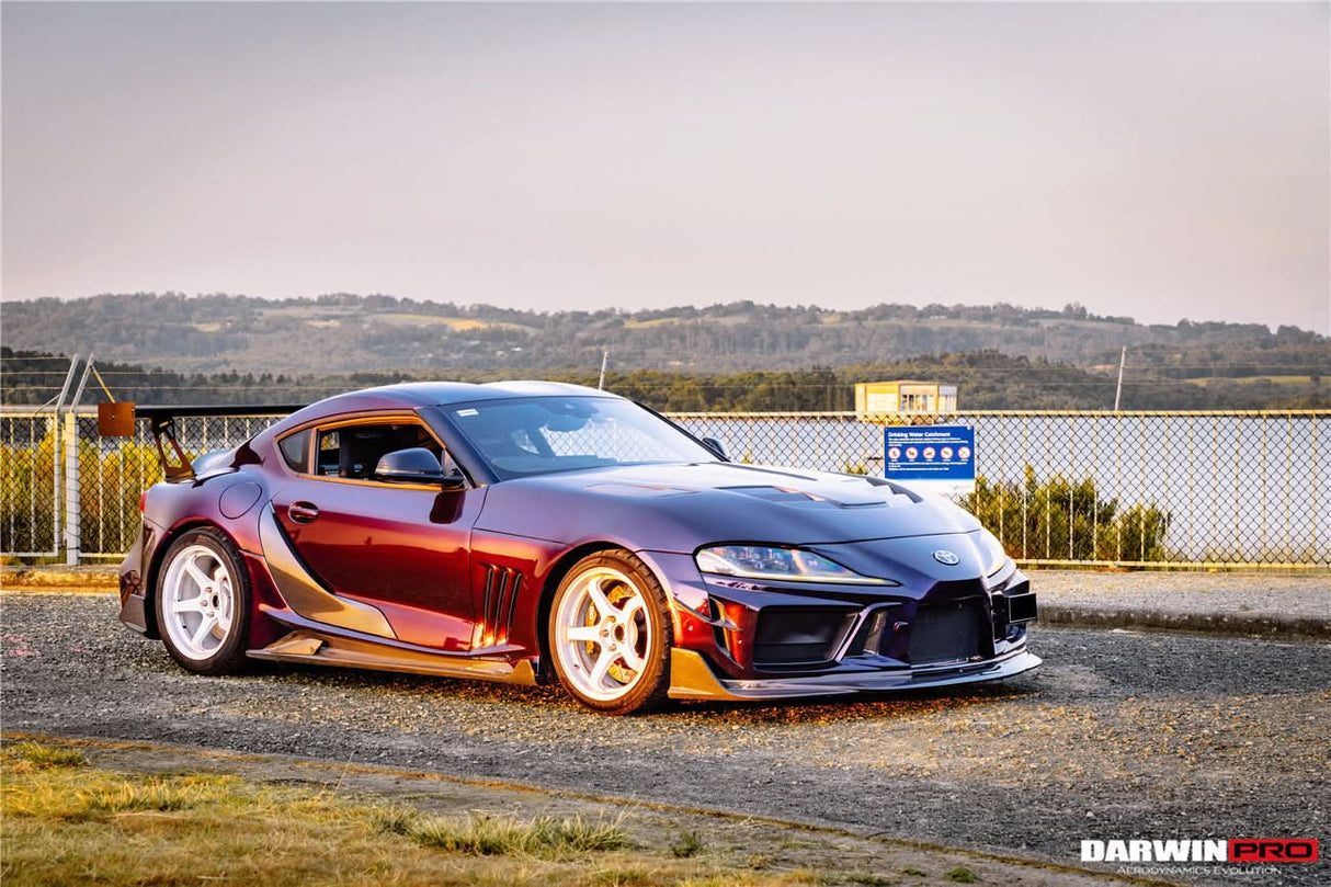 2019-UP Toyota GR Supra (J29 & DB) A90 A91 BKSSII Style Partial Carbon Fiber Front Bumper