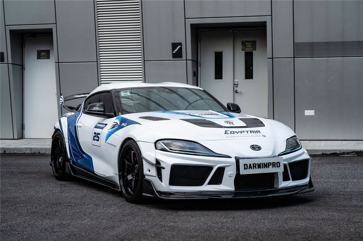 2019-UP Toyota GR Supra (J29 & DB) A90 A91 BKSSII Style Partial Carbon Fiber Front Bumper