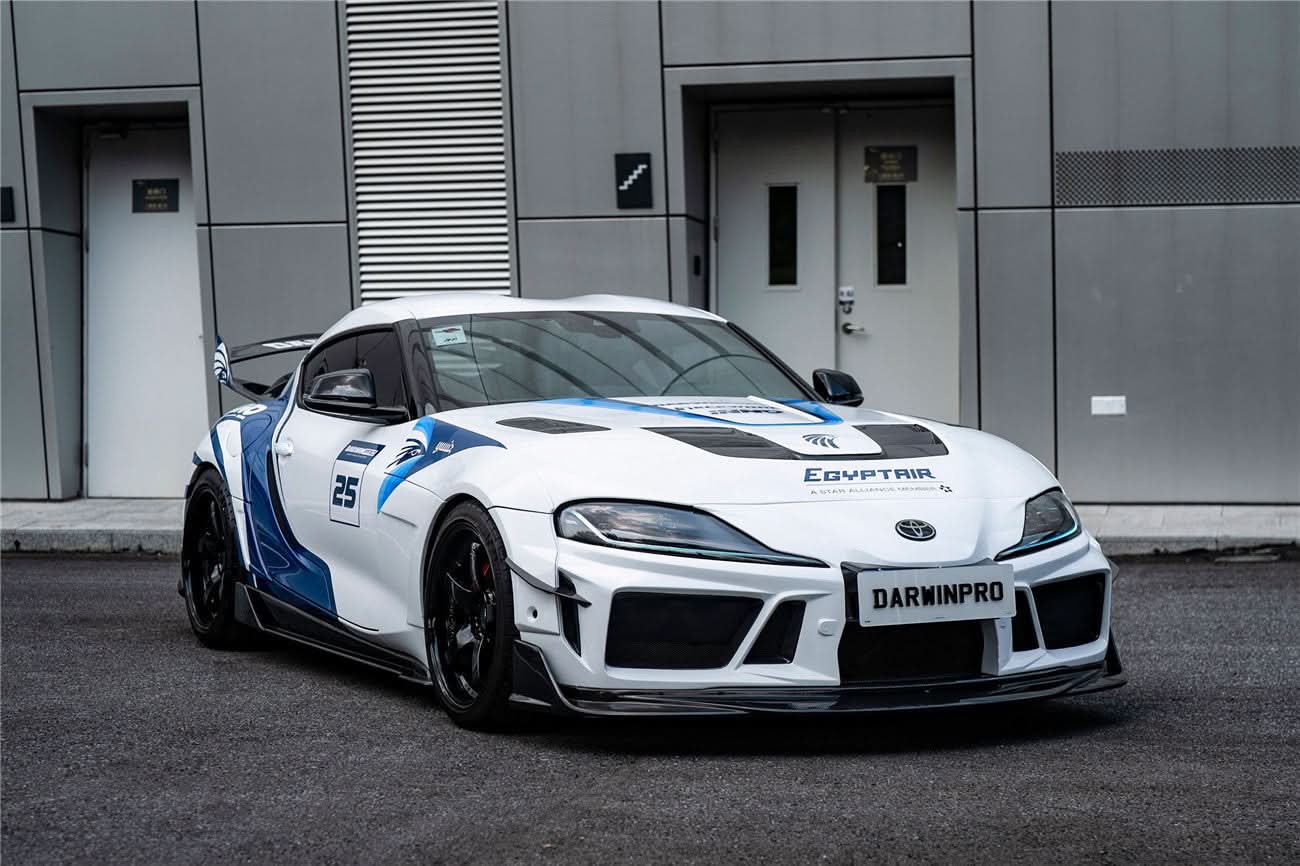 2019-UP Toyota GR Supra (J29 & DB) A90 A91 BKSSII Style Partial Carbon Fiber Front Bumper