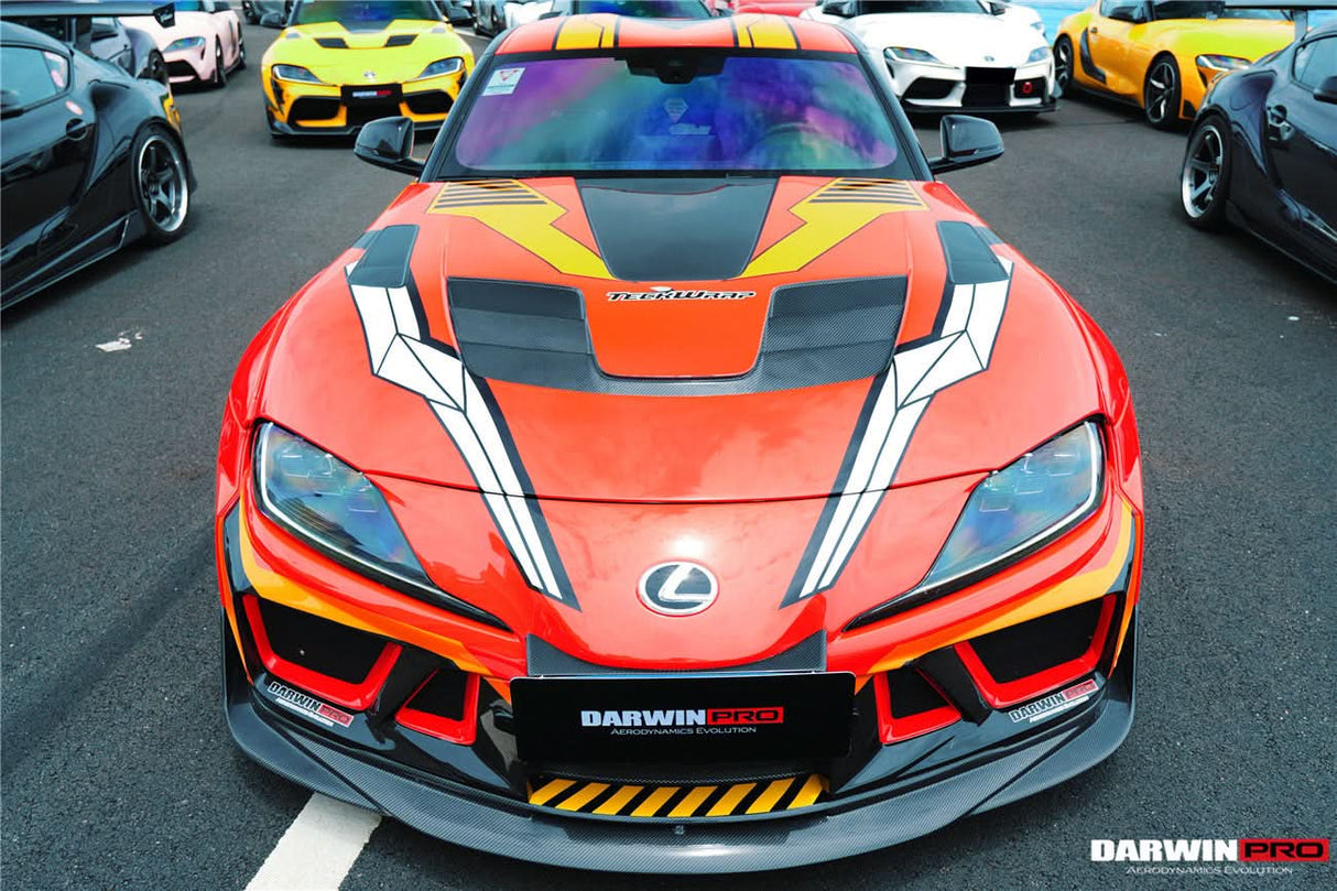 2019-UP Toyota GR Supra (J29 & DB) A90 A91 BKSSII Style Part Carbon Fiber Full Wide Body Kit