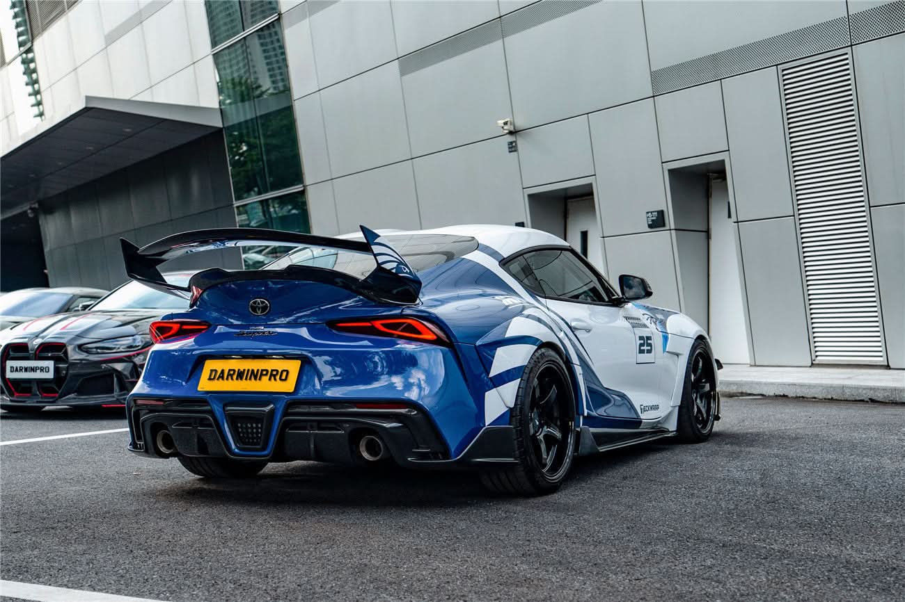 2019-UP Toyota GR Supra (J29 & DB) A90 A91 BKSSII Style Part Carbon Fiber Full Wide Body Kit