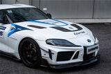 2019-UP Toyota GR Supra (J29 & DB) A90 A91 BKSSII Style Partial Carbon Fiber Front Bumper