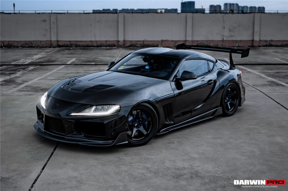 2019-UP Toyota GR Supra (J29 & DB) A90 A91 BKSSII Style Partial Carbon Fiber Front Bumper