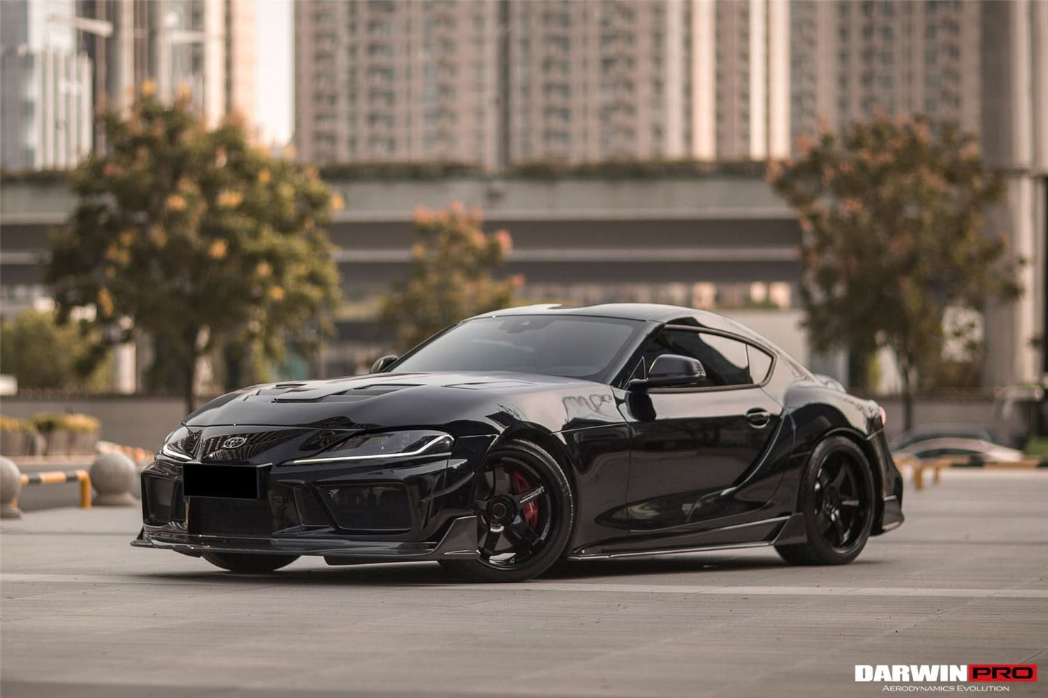 2019-UP Toyota GR Supra (J29 & DB) A90 A91 BKSSII Style Partial Carbon Fiber Front Bumper