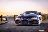 2019-UP Toyota GR Supra (J29 & DB) A90 A91 BKSSII Style Partial Carbon Fiber Front Bumper