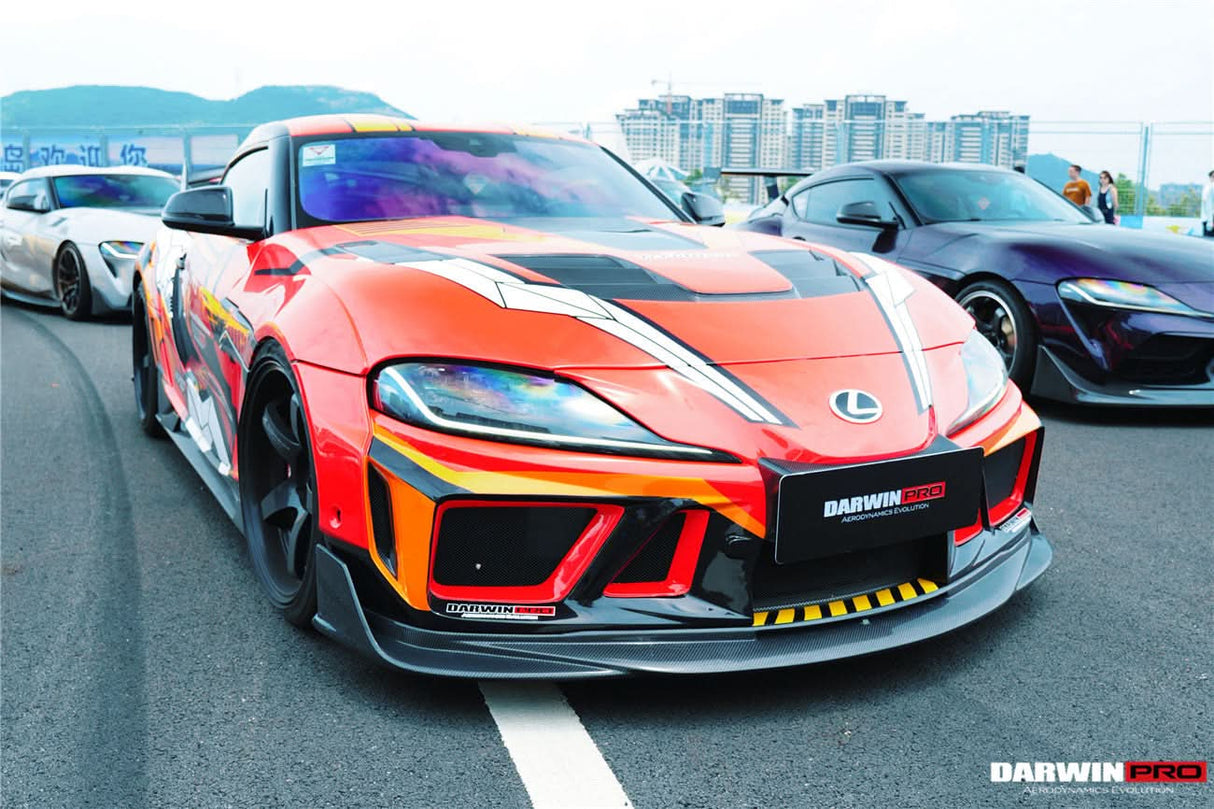 2019-UP Toyota GR Supra (J29 & DB) A90 A91 BKSSII Style Part Carbon Fiber Full Wide Body Kit