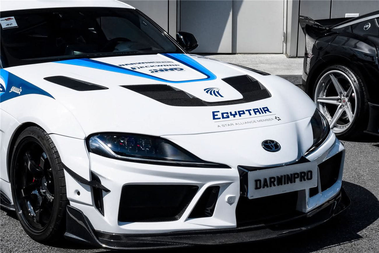 2019-UP Toyota GR Supra (J29 & DB) A90 A91 BKSSII Style Partial Carbon Fiber Front Bumper