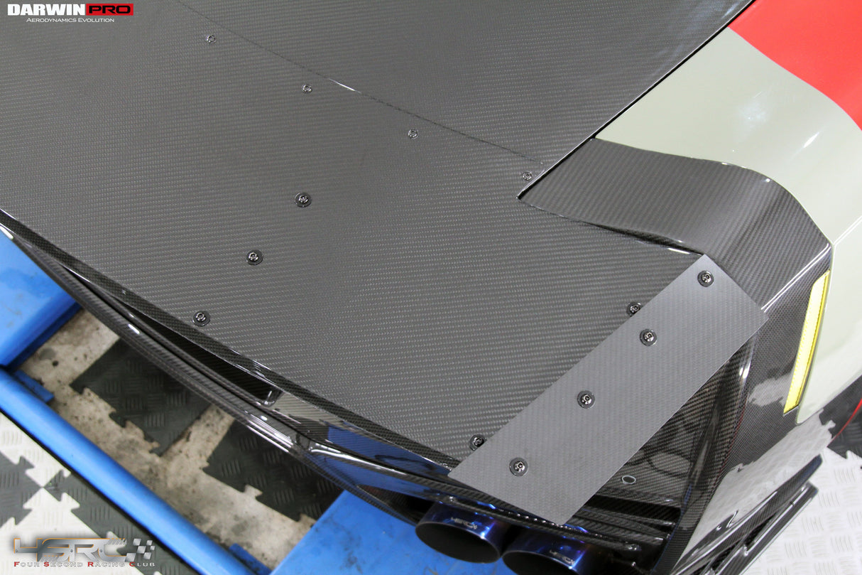 Nissan GTR R35 2008+ Autoclave Carbon Fiber R1-D Drag Spoiler Wing - DarwinPRO X 4SRC