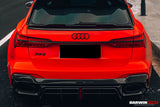 DarwinPRO 2019-UP Audi RS6 Avant C8 & RS7 Quattro BKSS Style Rear Diffuser