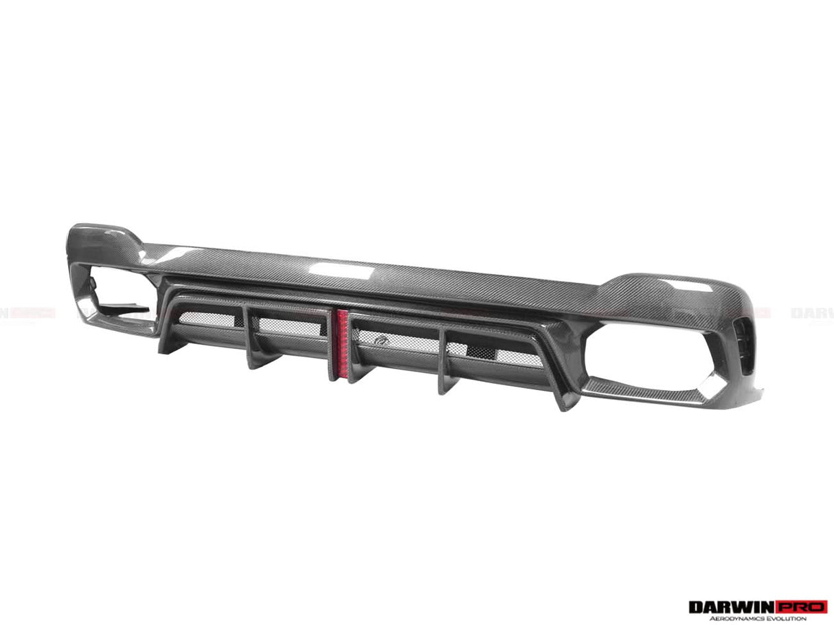 DarwinPRO 2019-UP Audi RS6 Avant C8 & RS7 Quattro BKSS Style Rear Diffuser