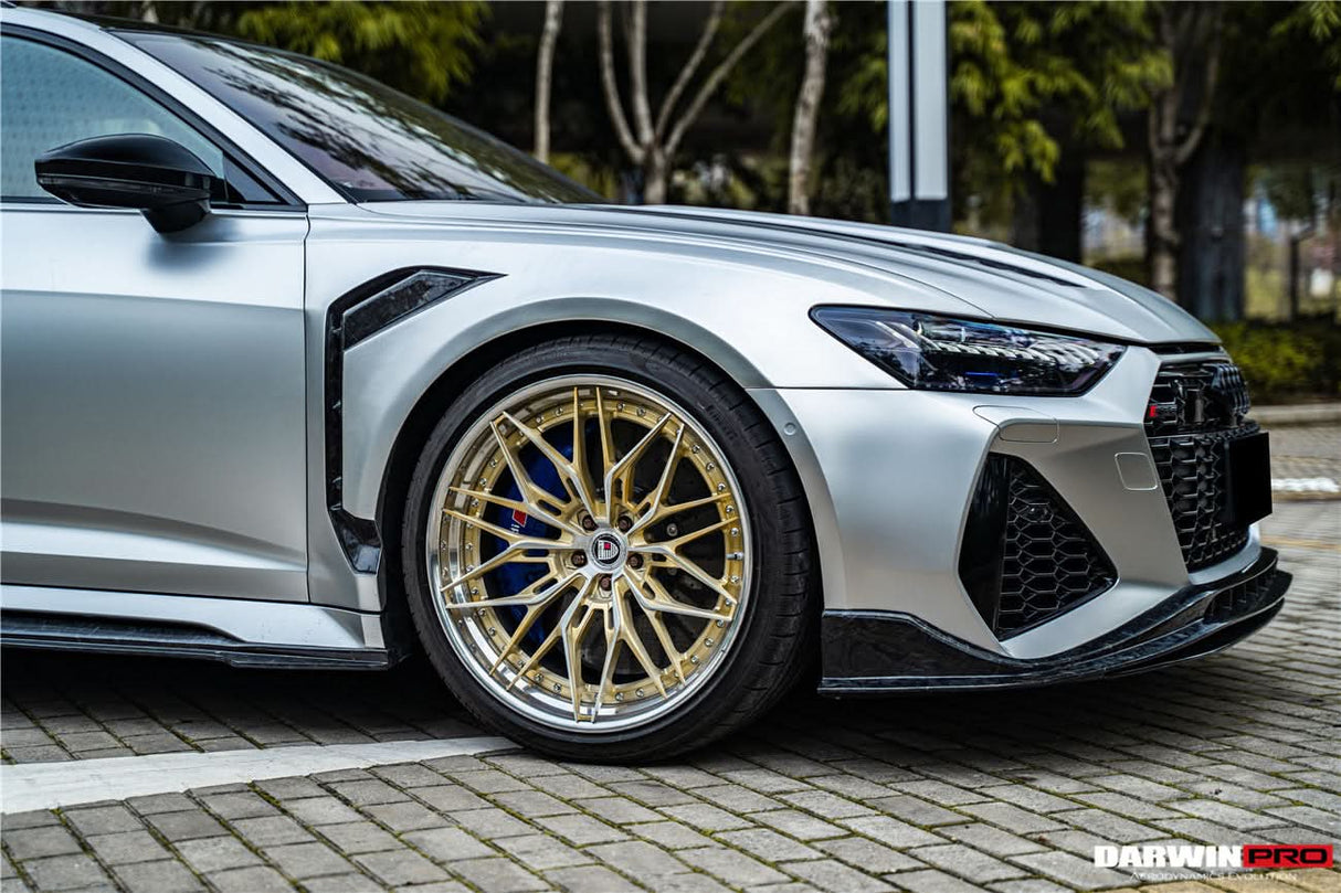 DarwinPRO 2019-UP Audi RS6 Avant C8 & RS7 Quattro BKSS Style Front Lip