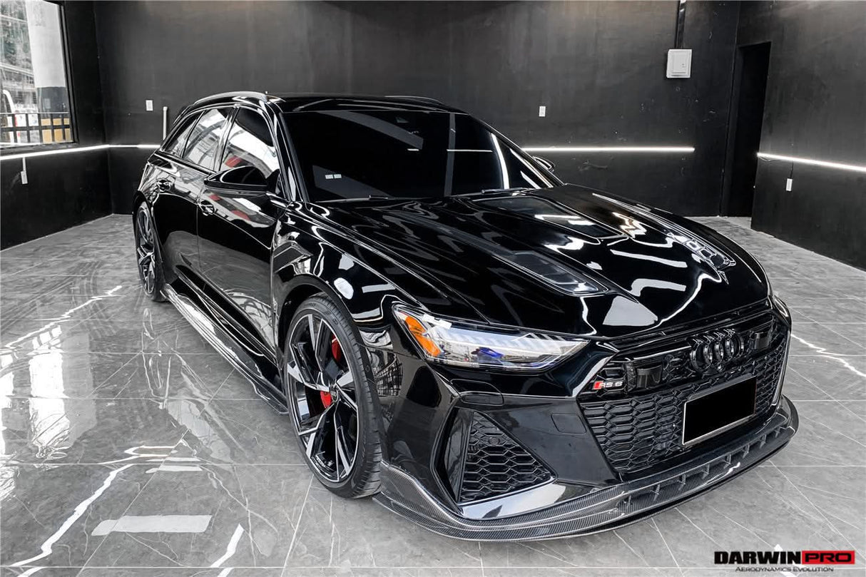 DarwinPRO 2019-UP Audi RS6 Avant C8 & RS7 Quattro BKSS Style Front Lip