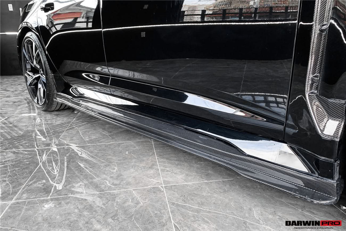 DarwinPRO 2019-UP Audi RS6 Avant C8 & RS7 Quattro BKSS Style Side Skirts